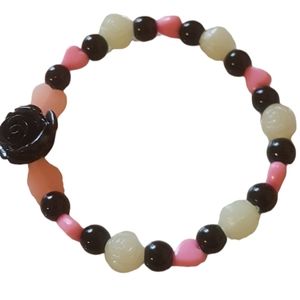 🌹🖤 Black Roses Glow Bracelet